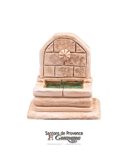 Accessoire pour santon de Provence. Fontaine de la villette  Nouveauté 2019