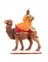 Santon Roi Balthazar à chameau Collection 7cm