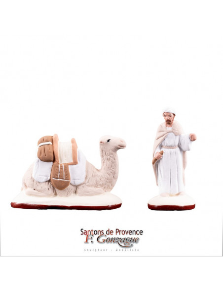 Santon Pastel  Chamelier avec  chameau Collection 5 cm  Nouveauté 2018 
