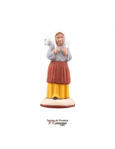 Santons De Provence Arterra - Figurine "Le Ravi", 7 Cm En Argile, Décoré à La Main, Fabrication Artisanale Française