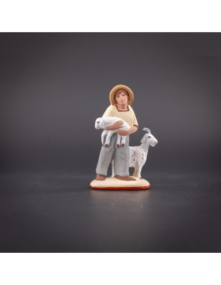 Santon Homme à la chèvre Collection 7cm