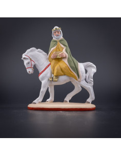 Santon Roi Melchior à cheval Collection 12cm. Nouveauté 2021. 2