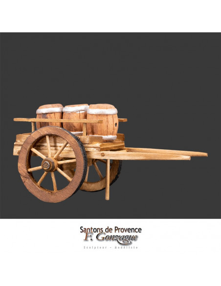 Accessoire pour santon Charrette de transport Nouveauté 2020