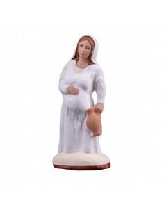 Santons Pastel . Sainte Vierge enceinte . Collection 7cm . Nouveauté 2015.