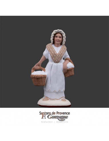 Santon Pastel Femme aux fruits Collection 7cm Nouveauté 2022