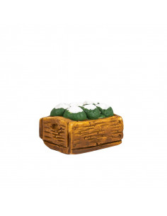 Accessoire pour santon de Provence. Caisse de légumes n°2. Collection 7cm. Nouveauté 2022. 2