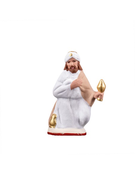 Santon de Provence Pastel Roi Gaspard Collection 7cm. Nouveauté 2015