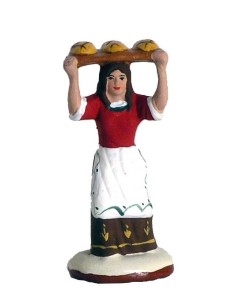 Santon de Provence Boulangère Collection 5cm