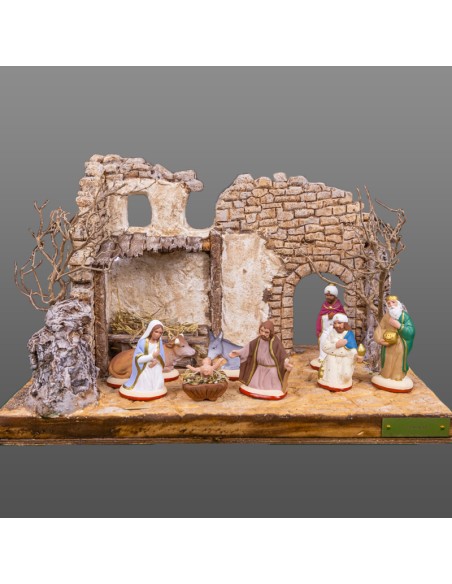 Etable pour Santon de Provence Collection 7cm Nouveauté 2023