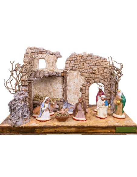 Etable pour Santon de Provence Collection 7cm Nouveauté 2023