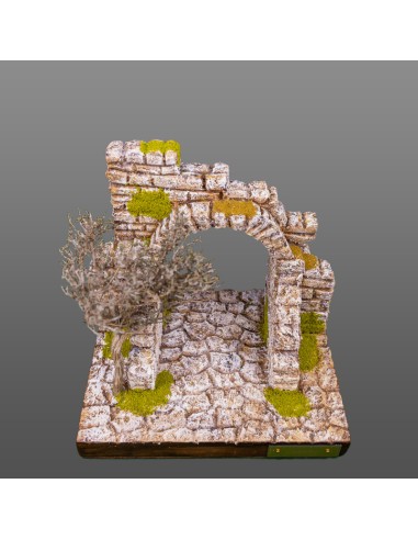 Arcade en ruine pour Santon de Provence...