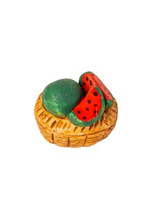 Accessoire pour santon de Provence Panier de fruit n°4...