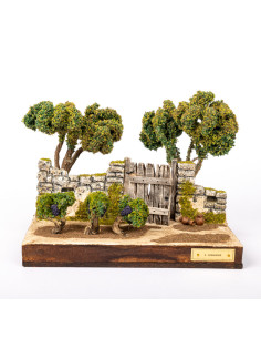 Mur en pierre pour Santon de Provence Collection 7cm...