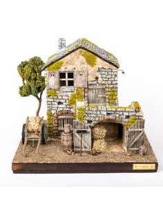 Ferme Provençale avec remise pour santon de Provence...