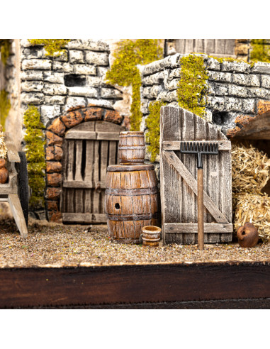 Ferme Provençale avec remise pour santon de...