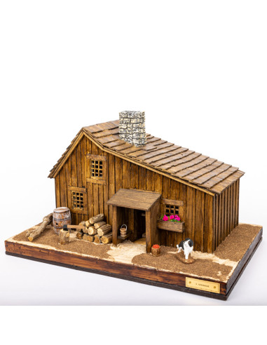 La maison dans la prairie pour santon de...