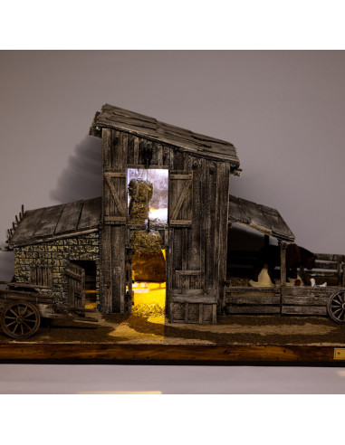 Grange de la maison dans la prairie  pour...