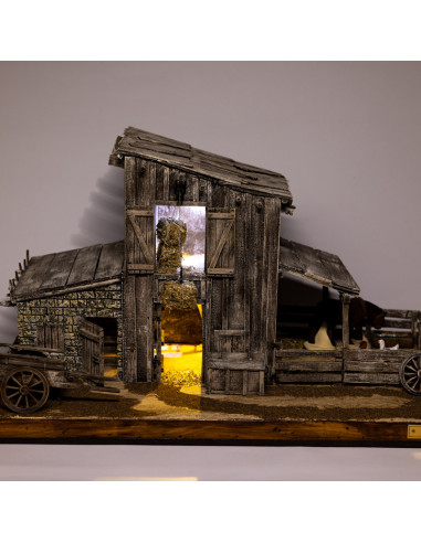 Grange de la maison dans la prairie  pour...