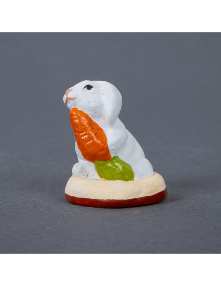 Santon de Provence Petit lapin blanc Collection 7cm Nouveauté 2025