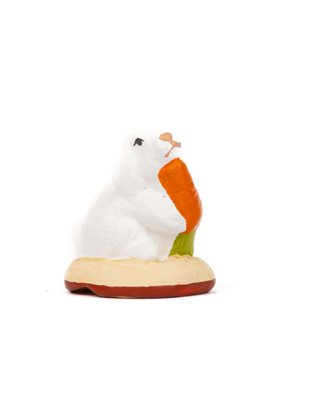 Santon de Provence Petit lapin blanc Collection 7cm Nouveauté 2025