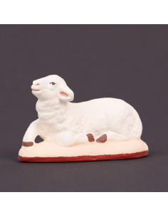 Santon Mouton couché Collection 7cm 2