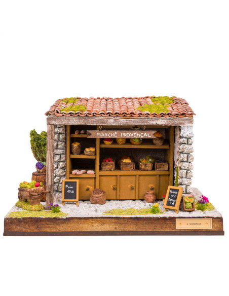 Marché Provençal pour santon de Provence - Collection 7cm