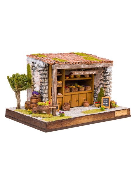 Marché Provençal pour santon de Provence - Collection 7cm