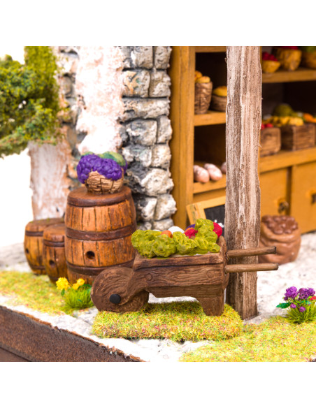 Marché Provençal pour santon de Provence - Collection 7cm
