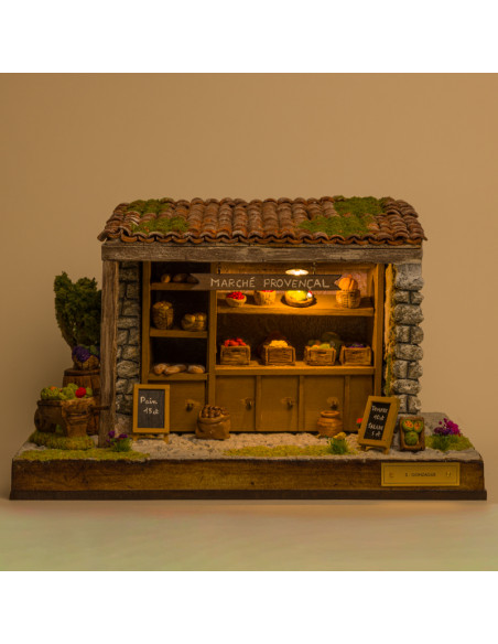 Marché Provençal pour santon de Provence - Collection 7cm