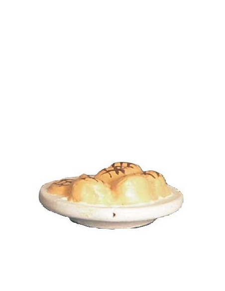 Miniature pour santon Assiette de pain