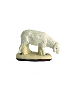 Santon de Provence Mouton qui broute Collection 12cm