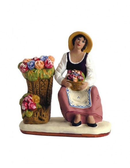 Santon de Provence Fleuriste Collection 12cm